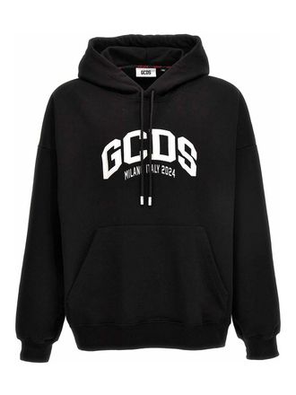 GCDS Logo embroidery hoodie