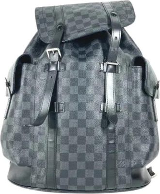 Louis Vuitton Pre-owned Damier Graphite Rugzak - unisex - Vintage Rugzakken - Grijs - ONE Size - Vintage