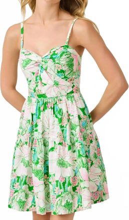 Lilly Pulitzer Bennet Stretch Dress In Putting Green Poppyland