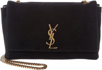 Saint Laurent Kate Reversible Leather & Suede Shoulder Bag