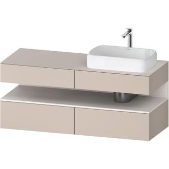 Duravit Qatego Meuble sous-lavabo en console, 2 tiroirs, 2 - Duravit