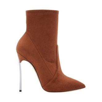 Casadei Heeled Boots, female, Brown, Size: 11 1/2 US Blade Ankle Boot
