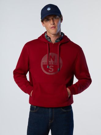 North Sails Hoodie Met maxi logo print