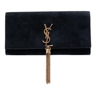 Saint Laurent Pre-owned Saint Laurent Suede Monogram Kate Tassel Clutch Ladies 15692TKXG705JH7R