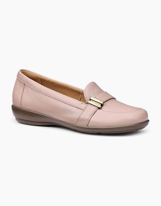 Hotter Womens Clay Womens Loafers - Tan - Size: 7.5