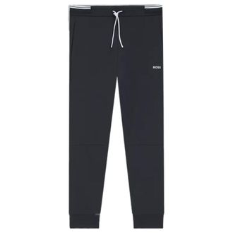 HUGO BOSS Broeken, Heren, Zwart, M, Katoen, Casual Sport Chic Jogging Broek