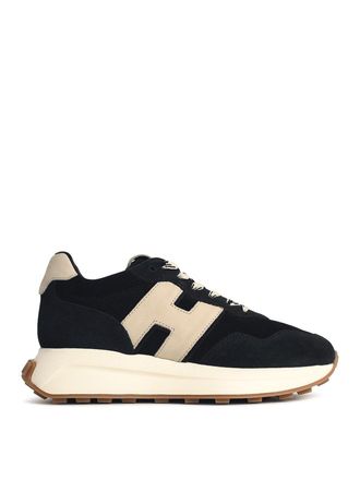 Hogan hogan h641 black leather sneakers