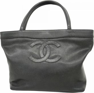 Chanel Grained Calfskin Handbag (Pre-Owned)