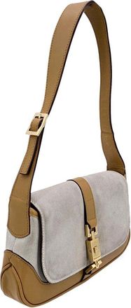 Gucci Beige Suede Hobos Jackie (Authentic Pre-Loved)