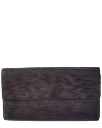 Louis Vuitton Black Epi Leather Sarah Wallet (Authentic Pre-Loved)