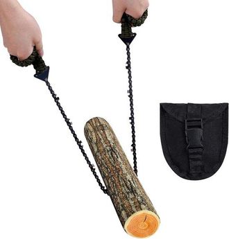 OEM Motosierra De Bolsillo Con Mango De Paracord, Motosierra Plegable, Cazar, Hacer Senderismo, Serrar Madera Y Cortar &Aacute;rboles, 11 Dientes
