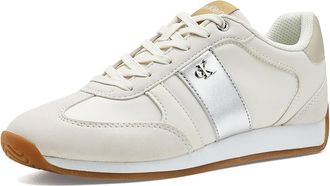 Calvin Klein Anora Womens Shoes White/Silver : 5.5 M, Synthetic