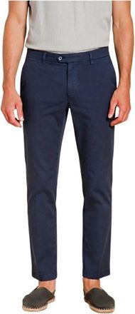 Mason's New York Chino Pants - Heren - Chinos - Blauw - 2XL - Katoen - Broeken