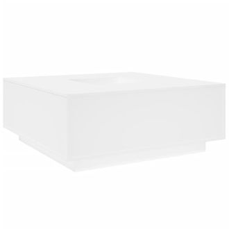 vidaXL Tavolino Da Salotto Bianco 100x100x40 Cm In Legno Multistrato - Vidaxl