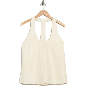 TWP Carrie Leather Halter Tank in Bone at Nordstrom Rack, Size Xx-Small