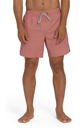 Billabong Reform Layback Swim Trunks in Ash Rose at Nordstrom, Size X-Large