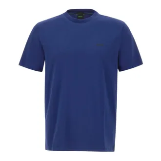 HUGO BOSS Tops, Heren, Blauw, XL, Katoen, T-shirt Tee