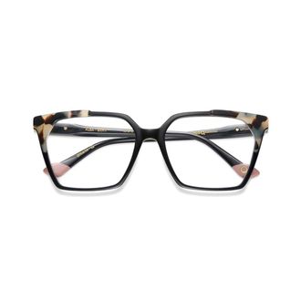 Etnia Barcelona Alba Oversized Square Frame Sunglasses with Tortoiseshell Accents