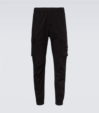 Stone Island Compass cotton-blend cargo pants