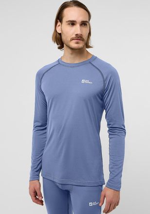 Jack Wolfskin Langarmshirt JACK WOLFSKIN INFINITE LIGHT LS M, Herren, Gr. XL (54/56), blau (nature, blau), Hauptmaterial: 100% Polyester (recycled), Shirts Langarms