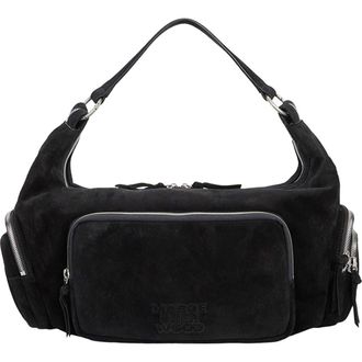 Margesherwood City Suede Hobo Bag in Black Suede at Nordstrom