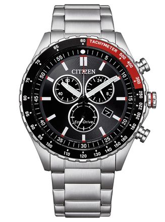 Citizen Mens Silver Watch AT2566-88E Stainless Steel - One Size