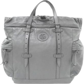 Gucci Pre-owned Tote Bags, unisex, Gray, Size: ONE SIZE Pre-owned Vintage Tote Bag
