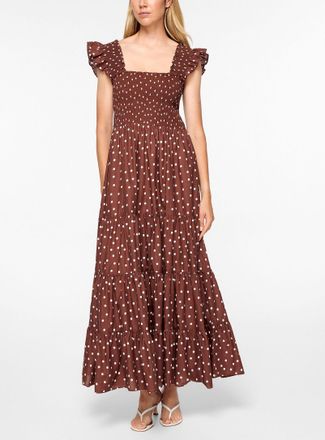 Rixo Womens Kendall polka dot maxi dress