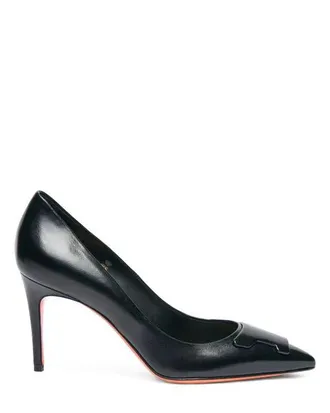 Santoni High-Heel Patent Leather Pumps in Black at Nordstrom, Size 10.5