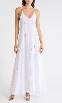 Maaji Lily Cover-Up Maxi Dress in White at Nordstrom Rack, Size Medium
