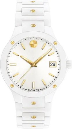 Movado Womens SE White Dial Watch