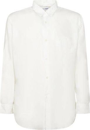 Comme Des Gar&ccedil;ons Polyester Poplin Garment Treated Shirt - Heren - Zakelijke Overhemden - Wit - L - Polyester - Overhemden