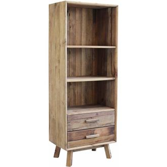 Milani Home Pinus - libreria con 2 cassetti e 3 ripiani