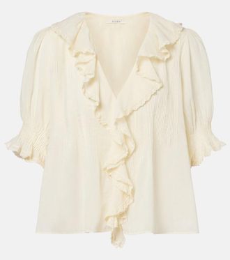 D&ocirc;en D&ocirc;en Henri ruffled cotton blouse