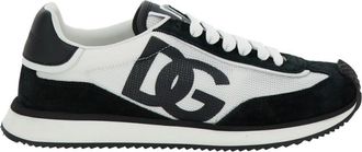 Dolce & Gabbana BlackWhite DG Cushion Sneakers