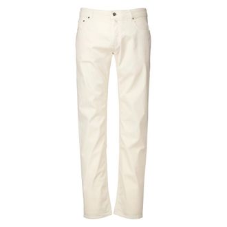 Hand Picked Slim-fit Jeans, male, Beige, Size: W38 Ravello Ecru Jeans