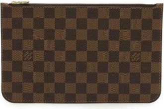 Louis Vuitton Pre-owned Clutches, female, Brown, Size: ONE SIZE Pre-owned Canvas Clutch