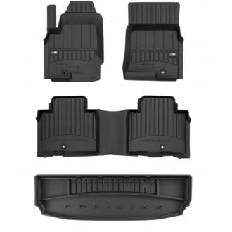 OEM Set Alfombrillas Goma 3d Ssangyong Rexton 4 Desde 2017- 7 Plazas R/g