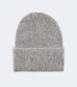 Brunello Cucinelli Ribbed-knit mohair and wool-blend beanie
