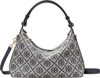 Tory Burch Mellow T Monogram Shoulder Bag in Tory Navy at Nordstrom