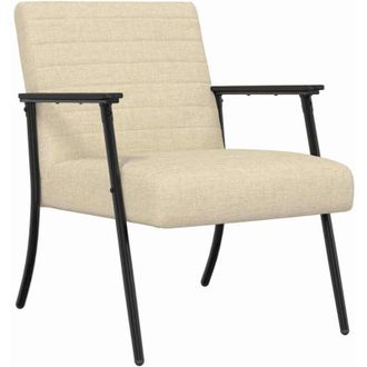 vidaXL Armchair Cream 59 x 75 x 78 cm Fabric vidaXL