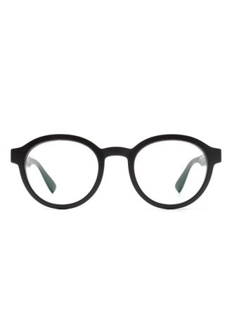 Mykita Doc round-frame glasses - unisex - Plastic - 47 - Black
