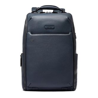 Piquadro unisex, Tassen, Blauw, Maat: ONE Size Leer