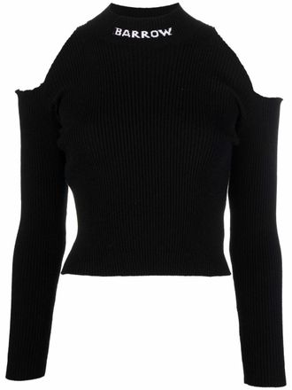 Barrow Trui met logoprint - Zwart