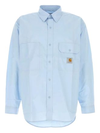 Carhartt Work in Progress cotton shirt - unisex - Cotton - S - Blue