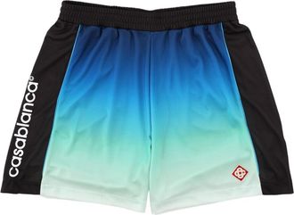 Casablanca Gradient Design Logo Polyester Football Shorts