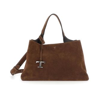 Tod's Dames, Tassen, Bruin, Maat: ONE Size Su&egrave;de