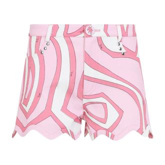 Pucci Bermuda Shorts - Dames - Korte broeken - Roze - Maat: XS Katoen