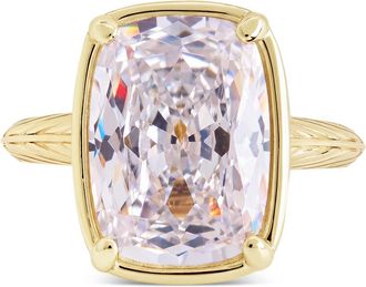 Sterling Forever Sterling Silver Midi Elongated Cushion Ring