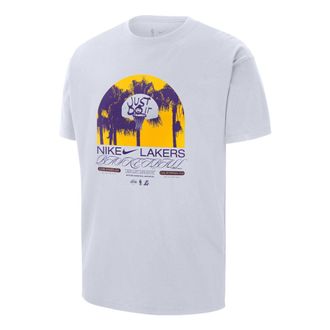 Nike LA Lakers Courtside T-Shirt White DR6301-100